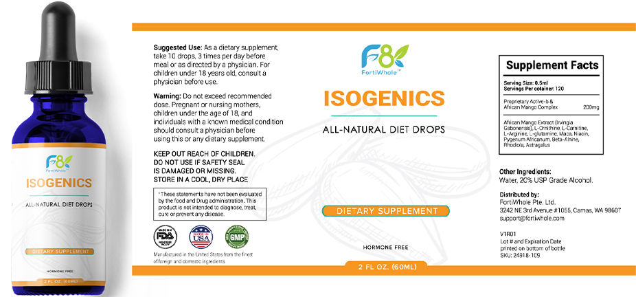 Isogenics Tonic weight loss supplement Facts